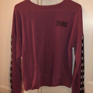 VS PINK Fuchsia Crew